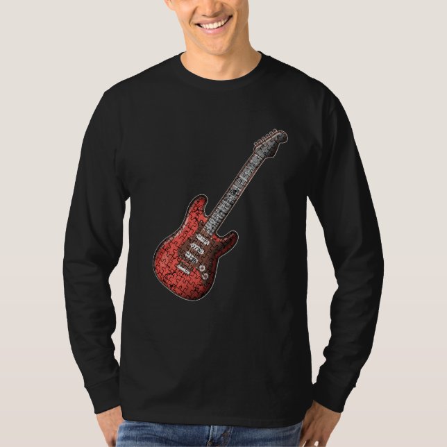 Guitar Älskare| Guitar Player Gift T Shirt (Framsida)