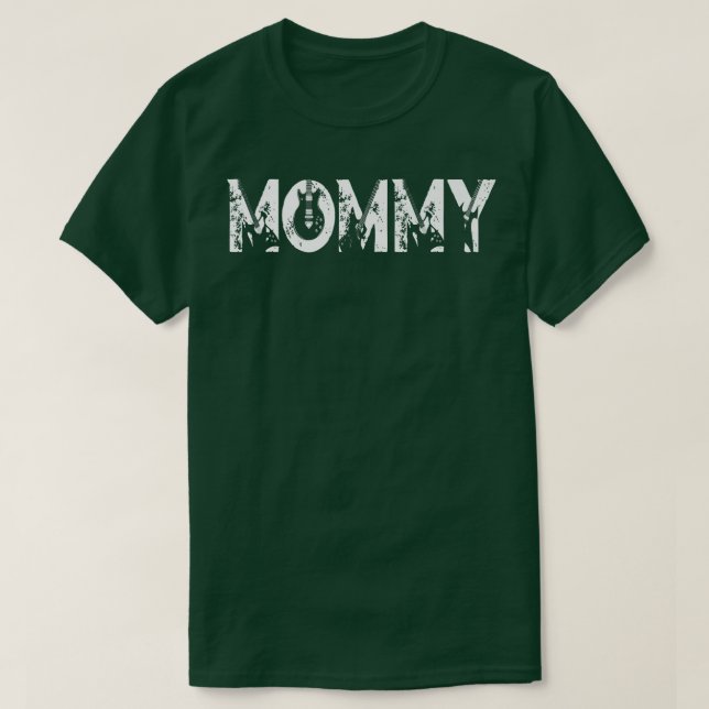 Guitar Älskare Guitarist Mamma Funny Music Mammor  T Shirt (Design framsida)