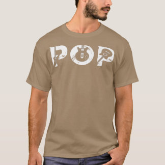 Guitar Älskare Guitarist Pop Funny Music Fars dag T Shirt