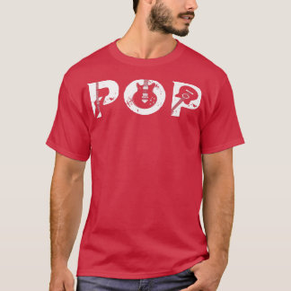 Guitar Älskare Guitarist Pop Funny Music Fars dag T Shirt