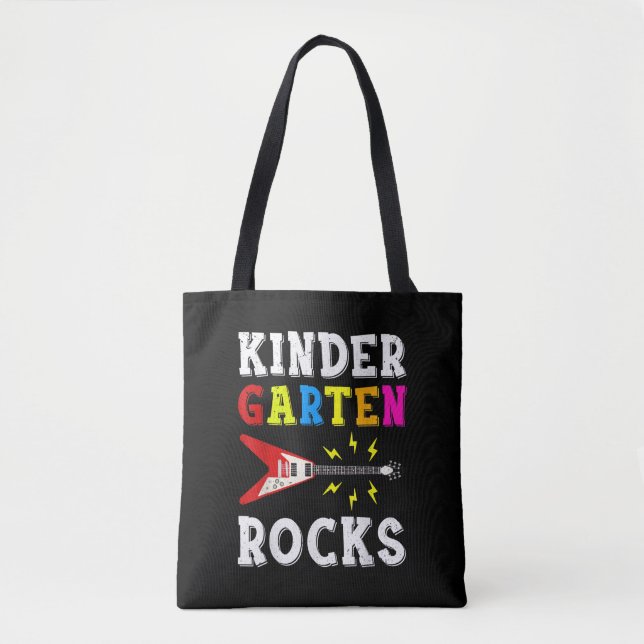 Guitar Älskare | Kindergarten Sten Guitar Tygkasse (Framsida)