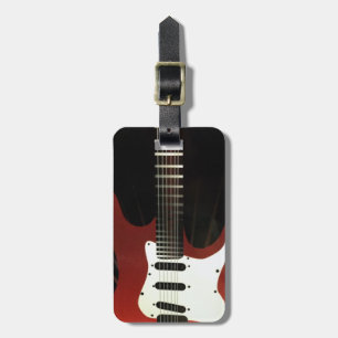 GUITAR ÄLSKARE LUGGAGE TAG/GOLF BAG-MÄRKRE BAGAGEBRICKA