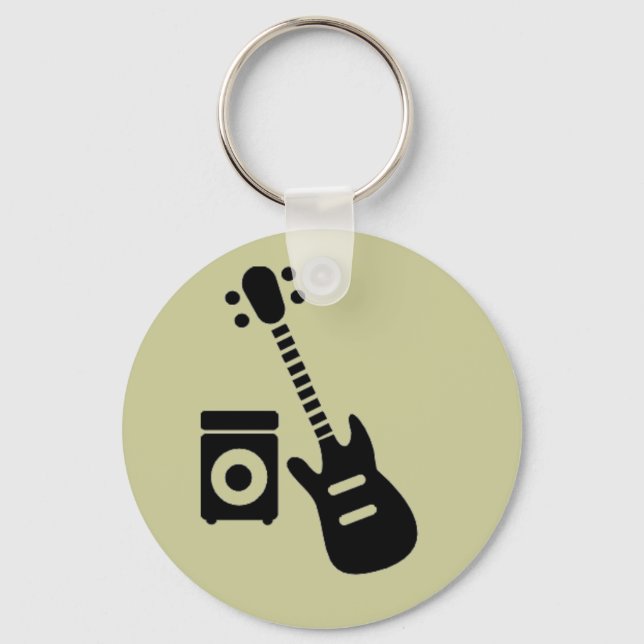 Guitar/Amplifier Nyckelring (Framsida)
