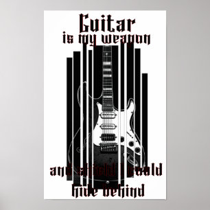 Guitar är mitt vapen, poster