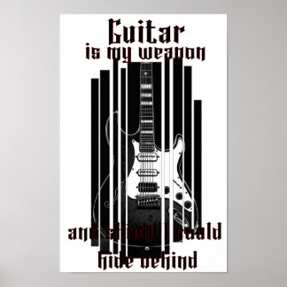 Guitar är mitt vapen, poster