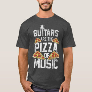 Guitar är mun Guitarist Food Älskare. T Shirt