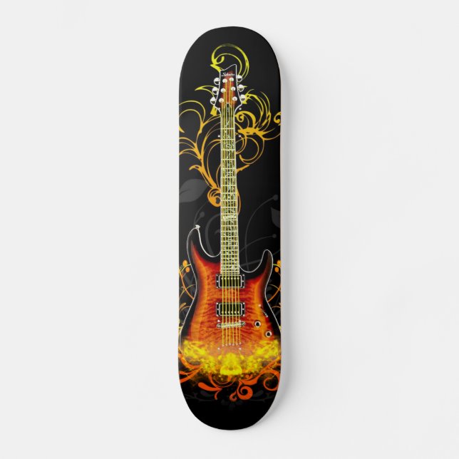 Guitar Art 1A Skateboard (Framsida)