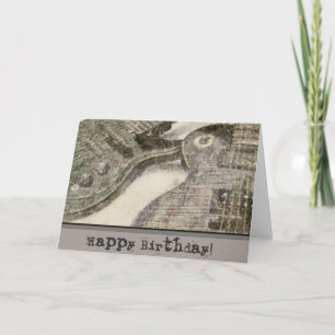 Guitar Art Birthday-hälsningskort Kort
