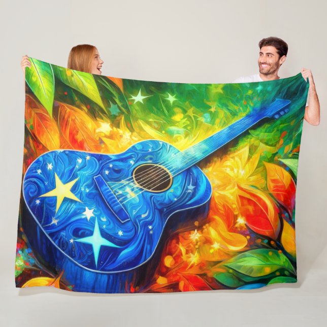 Guitar Art Fleecefilt (På plats)