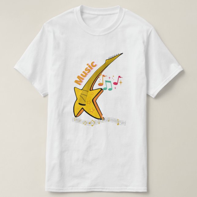 Guitar Art T Shirt (Design framsida)