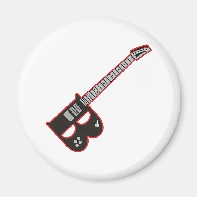 Guitar B Magnet (Framsidan)