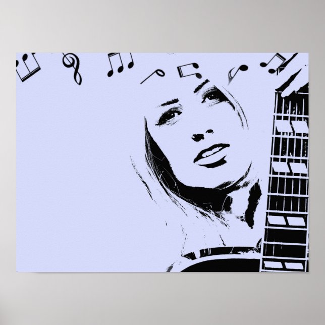 Guitar baby poster (Framsidan)