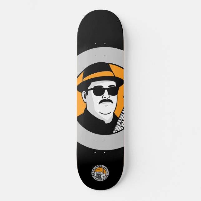 Guitar & Bass Tuition - Fret Works Mini Skateboard Bräda 18,5 Cm (Framsida)
