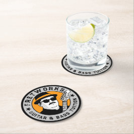 Guitar & Bass Tuition - Fret Works Underlägg Papper Rund