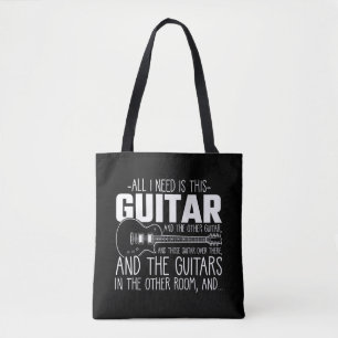 Guitar beroende musikinstrument tygkasse