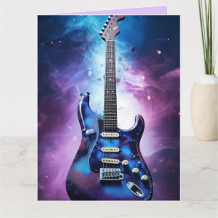 GUITAR BIRTHDAY Greeting Card Kort