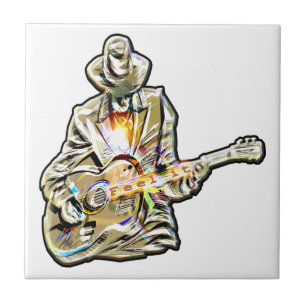 Guitar Blues Mann - Känn det Kakelplatta