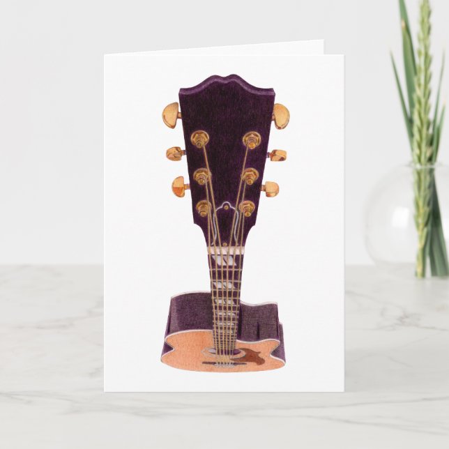 Guitar Card Kort (Framsida)