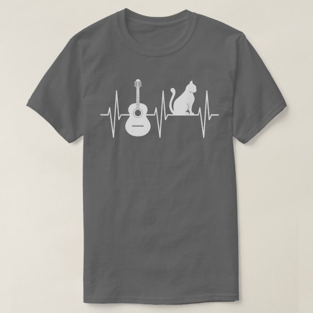 Guitar Cat Lover Musician Guitarist Guitar Player T Shirt (Design framsida)