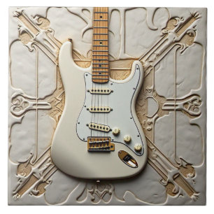 Guitar Ceramic Tile Kakelplatta