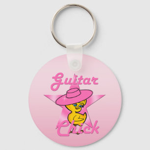 Guitar Chick #8 Nyckelring
