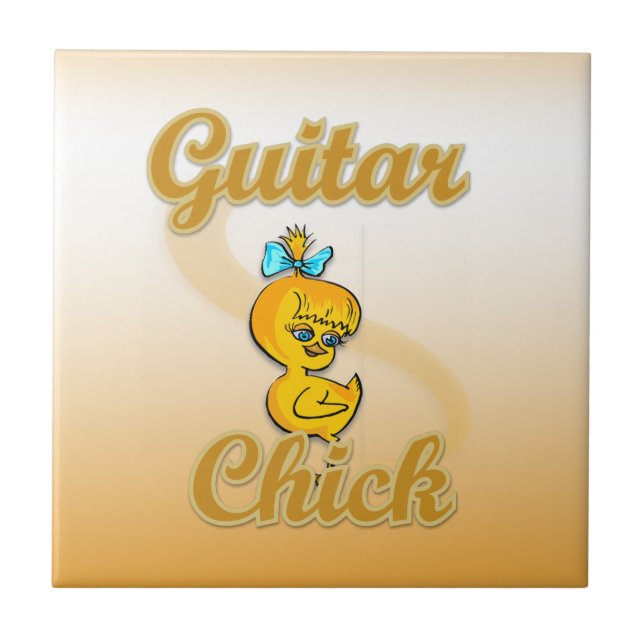 Guitar-Chick Kakelplatta (Framsidan)
