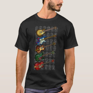 Guitar & chord tee shirt