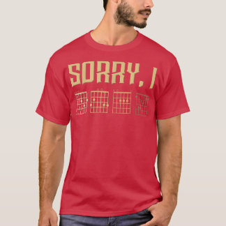 Guitar Chords Electrical Acoustic Bass Guitar Play T Shirt