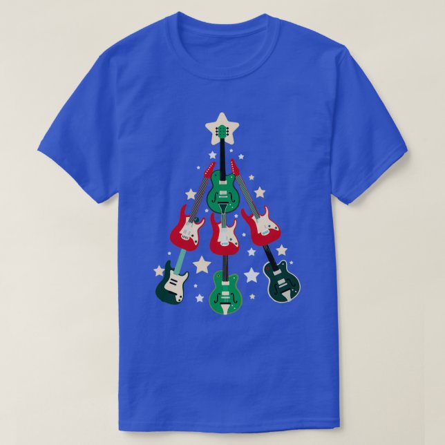 Guitar christmas t shirt (Design framsida)