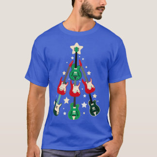 Guitar christmas t shirt