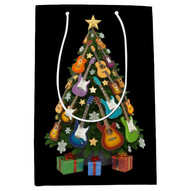 Guitar Christmas Tree Theater Musical Lover Merry  (Framsidan)