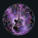 Guitar Dart Board Lila - Magic Ljud Darttavla<br><div class="desc">Guitar Music MIGNED Painting Design</div>