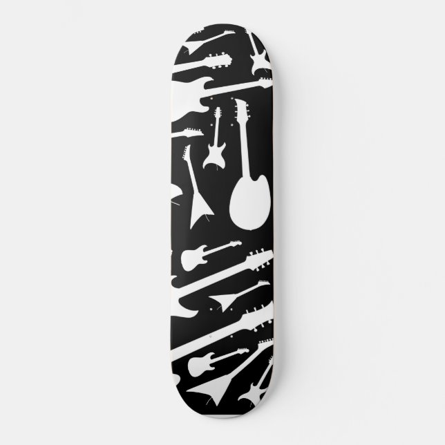 Guitar Deck Mini Skateboard Bräda 18,5 Cm (Framsida)