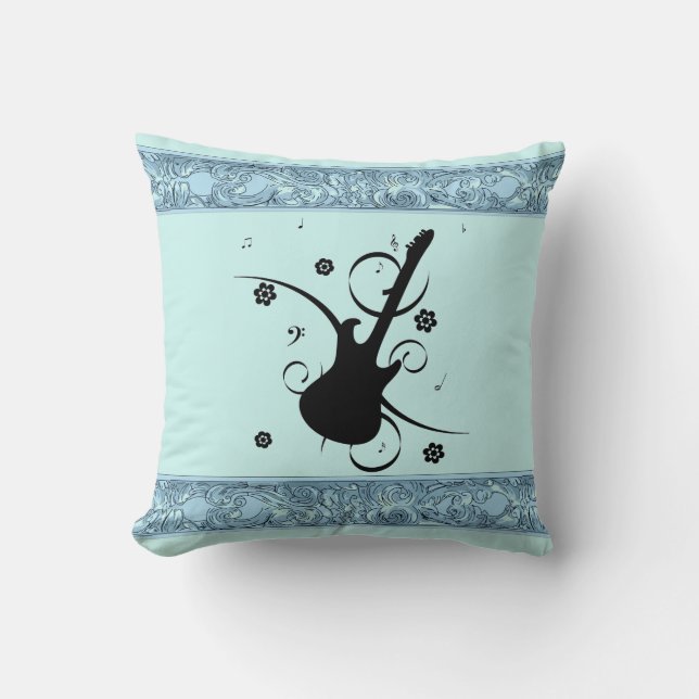 Guitar Dekorativ kudde (Framsida)