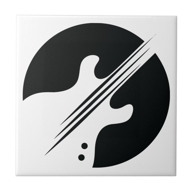 Guitar Design Kakelplatta (Framsidan)