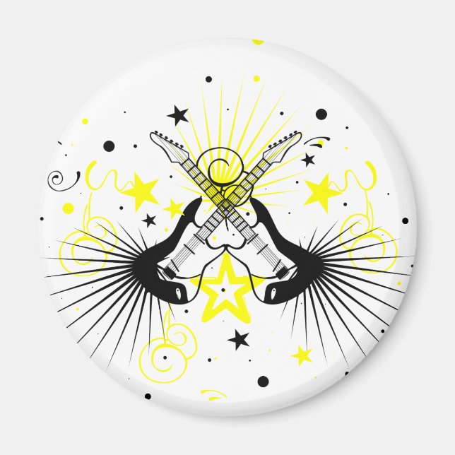 Guitar Design Magnet (Framsidan)
