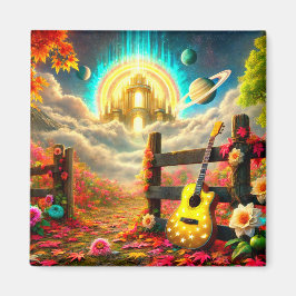 Guitar Design Magnet