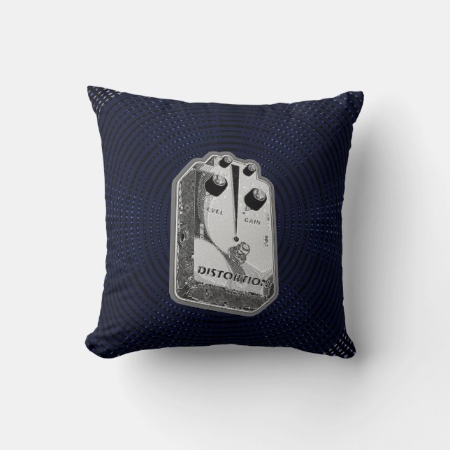 Guitar Distortion Pedal Kudde (Framsida)