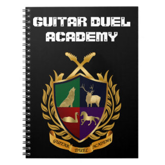 Guitar Duel Academy bärbar dator Anteckningsbok Med Spiral