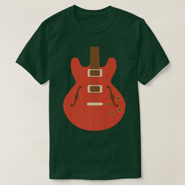 Guitar Euitar Guitarist Player Music School Teach T Shirt (Design framsida)