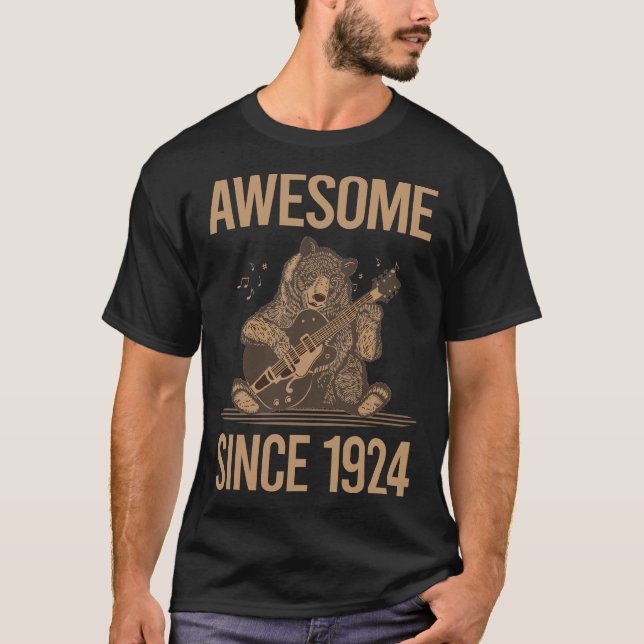 Guitar - Fantastisk sedan 1924 T Shirt (Framsida)