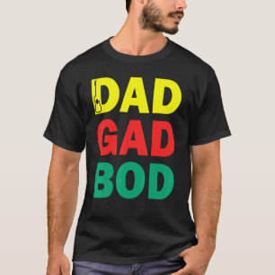 Guitar Far Figur Pappa Bod Day Dadgadbod Guitar T Shirt