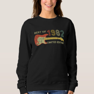 Guitar Fars dag Pappa bästa vid 1982 års 40:e föde T Shirt