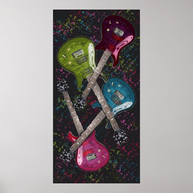 Guitar fetti, Copyright Karen J Williams Poster (Framsidan)