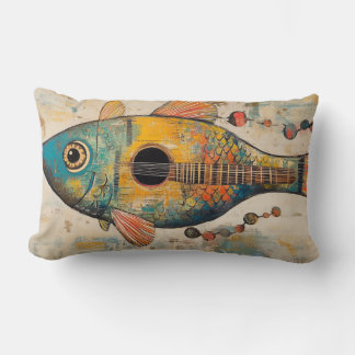Guitar Fish Dekorativ kudde