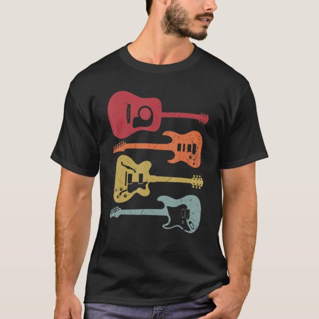 Guitar for Guitarist T Shirt (Framsida)