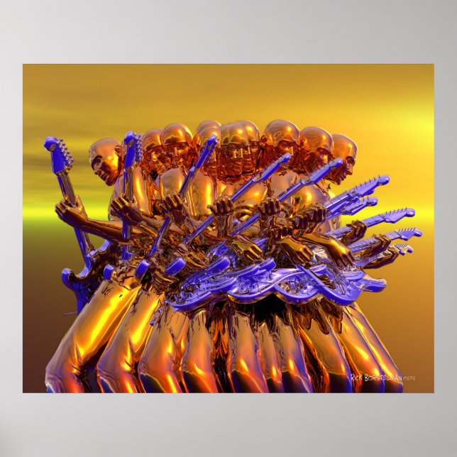 Guitar Frenzy Poster (Framsidan)