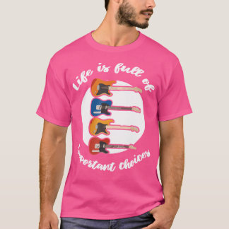 Guitar-gåva för akustiska och elektriska vintagar t shirt
