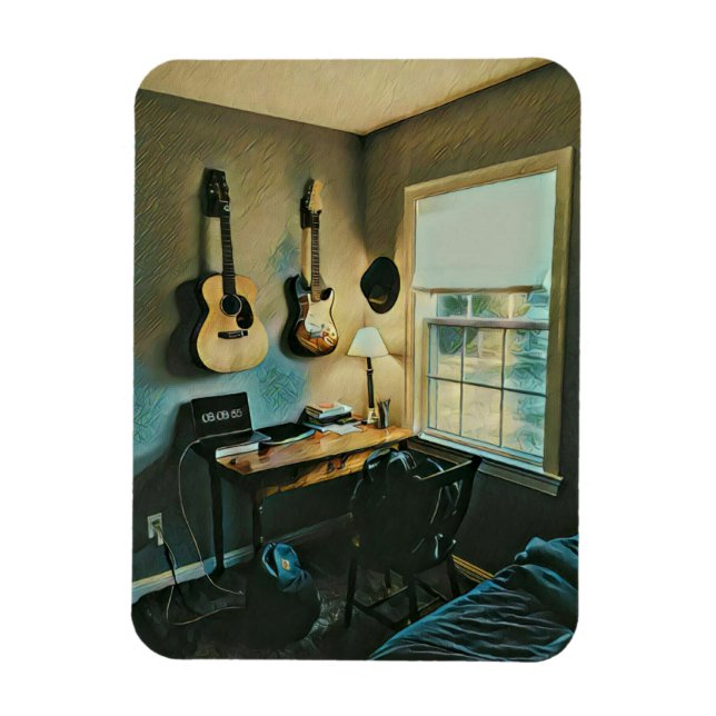 Guitar-gåvor till flickvän magnet (Vertikal)