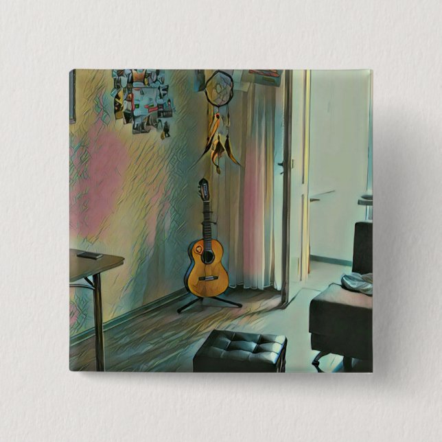 Guitar-gåvor till henne knapp (Framsida)